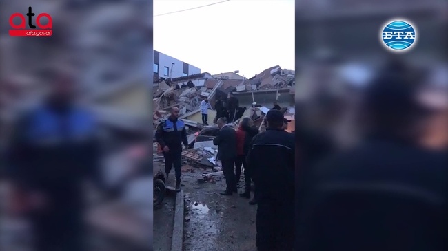 Силно земетресение в Албания