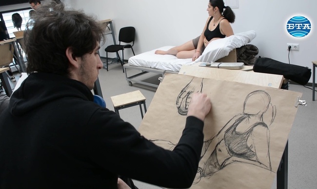 За живия модел и въображението на художника