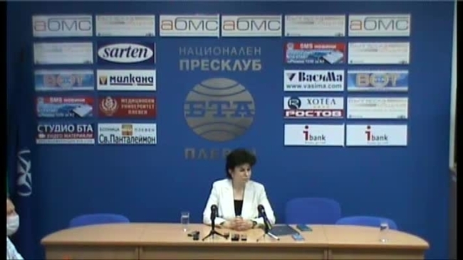 Пресконференция в Плевен на Владислава Цолова - председател на Сдружение "Аутизъм Днес"