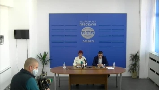 Кметът на община Тетевен даде пресконференция в Регионалния пресклуб на БТА в Ловеч по повод проверка на ДАНС