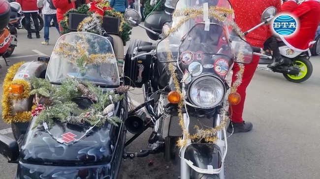 Шествие от Дядо Коледовци на мотори се проведе в Плевен