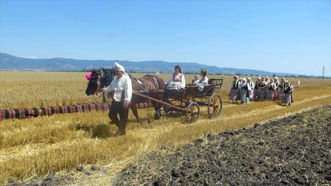 Министър Румен Порожанов даде началото на жътвената кампания в Сливенско
