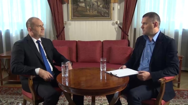 Интервю с президента на Република България Румен Радев по актуални теми