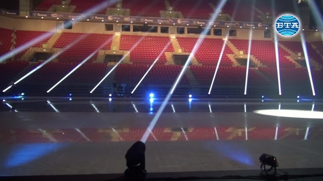 Йордан Йовчев и Повилас Ванагас за участието си в спектакъла на Иля Авербух "Шампионска гала вечер" в София