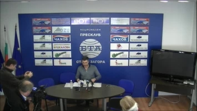 Пресконференция на Янко Янков, общински съветник от Групата "Истината за Стара Загора".