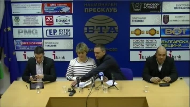 Пресконференция на народните представители от "БСП за България" Весела Лечева, Валентин Ламбев и Явор Божанков.