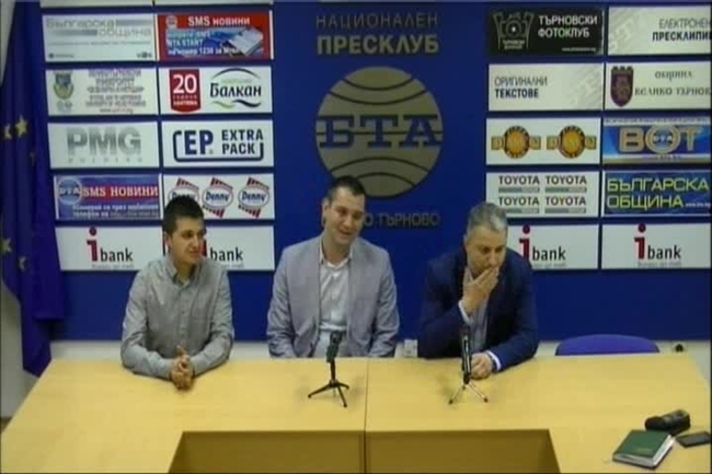 Пресконференция на Димитър Делчев, заместник-председател на Движение България на гражданите и представители на областното и общинско ръководство