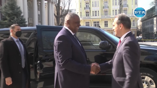 Драгомир Заков и Лойд Остин обсъдиха развитието на двустранното стратегическо партньорство