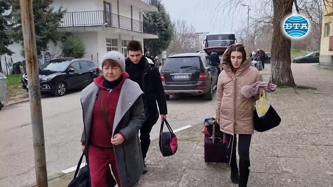 Видин прие първите украински граждани, бягащи от войната в Украйна