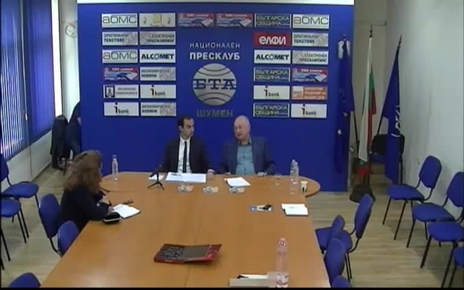 Пресконференция на кандидата за евродепутат Георги Соколов от коалиция "Воля - Българските родолюбци" и на Спас Панчев - председател на ЗС "Ал. Стамболийски".