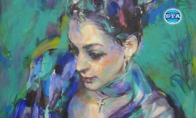 Живописецът Господин Цветков подреди в Плевен шейсетата си самостоятелна изложба 