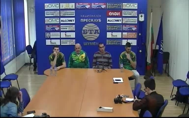 Пресконференция на Баскетболен клуб „Шумен“