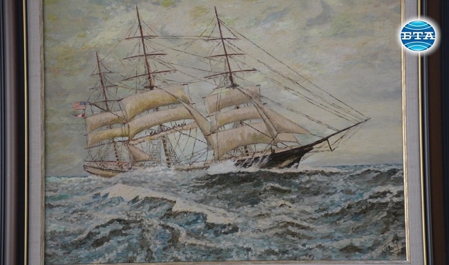 Живописни творби и корабни модели показва в юбилейна изложба художникът Славейко Петров
