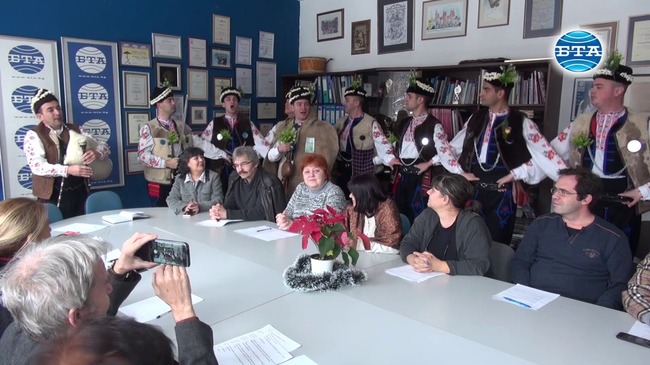 Коледари гостуваха днес в БТА