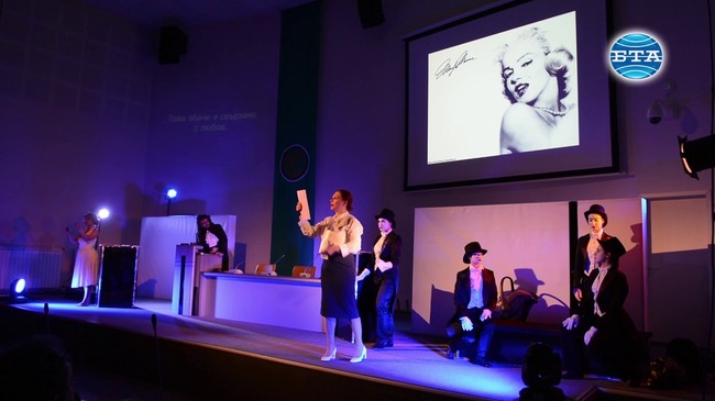 Старозагорската опера представи премиерно камерния спектакъл "Процесът Мерилин Монро"