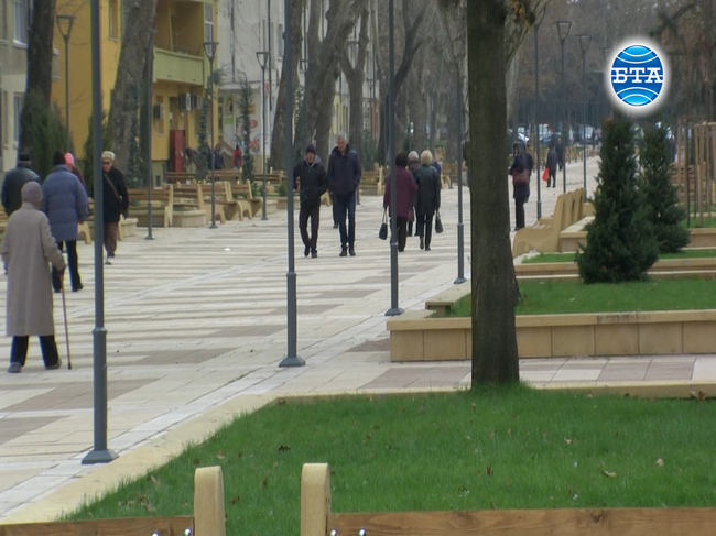 Ямбол е вече с обновен и модернизиран градски център