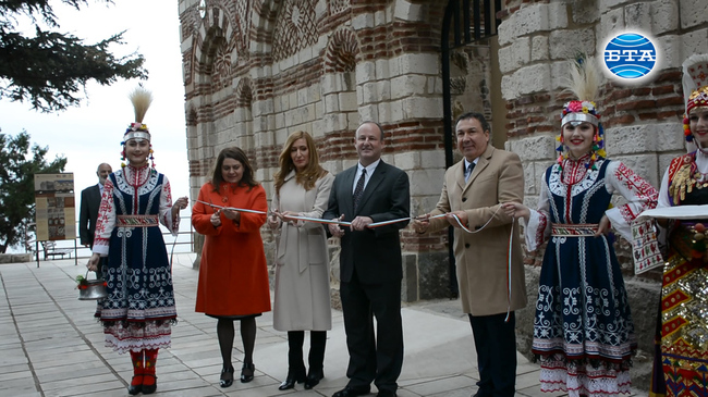 Откриха изцяло реставрираната църква "Йоан Алитургетос" в Несебър