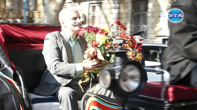 В Пловдив с възстановка пресъздадоха пристигането на Иван Вазов в града на 6 ноември 1920 година