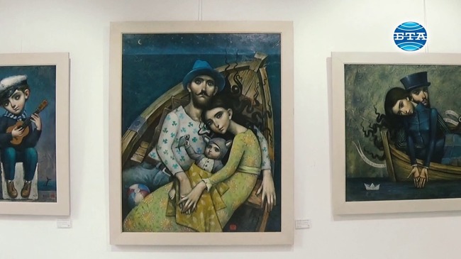 Художникът Николай Ангелов - Гари гостува във Варна с изложбата си "Тържество на радостта"