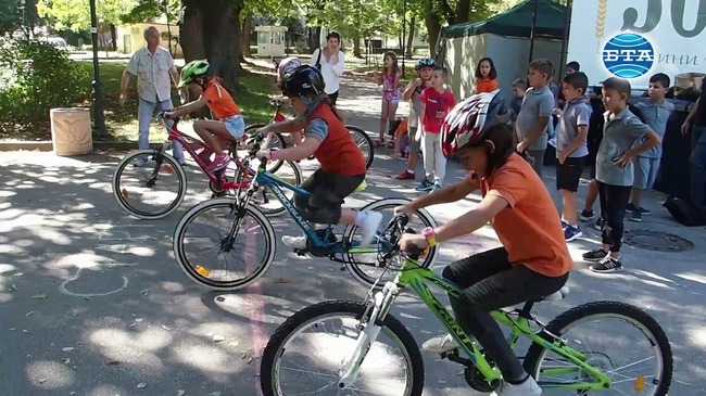 Детски празник в Цар-Симеоновата градина по повод Европейската седмица на мобилността