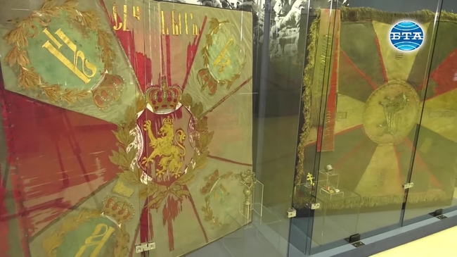 Националният военноисторически музей представя изложбата "Спасените бойни знамена на Българската армия"