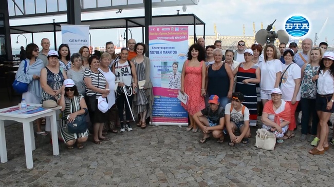 Благотворителен плувен маратон от остров Света Анастасия до плажа Чукалята