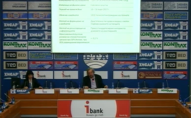 „Ще има ли фотофиниш при подредбата на партиите в 44-ото Народно събрание? Представяне на резултати от социологическо проучване на ...