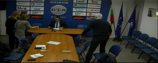 Пресконференция на председателят на РИК-Видин Павел Петков