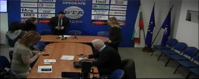 Пресконференция на председателят на РИК - Видин-Павел Петков