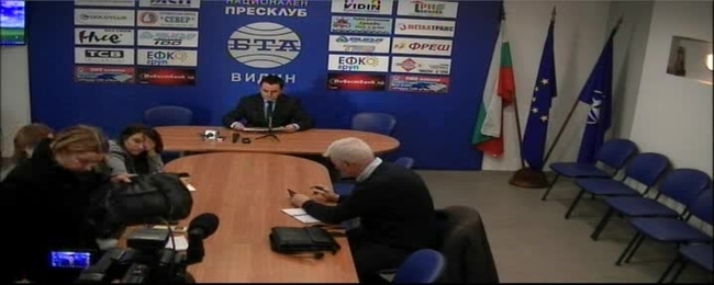 Пресконференция на председателят на РИК Видин Павел Петков