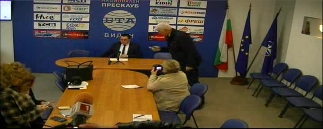 Пресконференция на председателят на РИК-Видин Павел Петков 