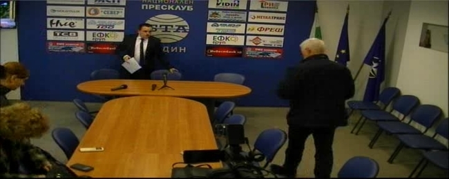 Пресконференция на председателят на РИК-Видин Павел Петков