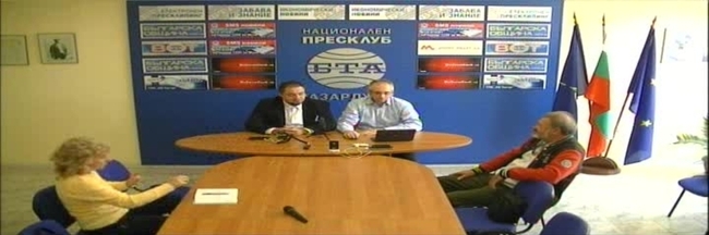 Пресконференция на кандидат- президентската двойка Камен Попов- Георги Неделчев