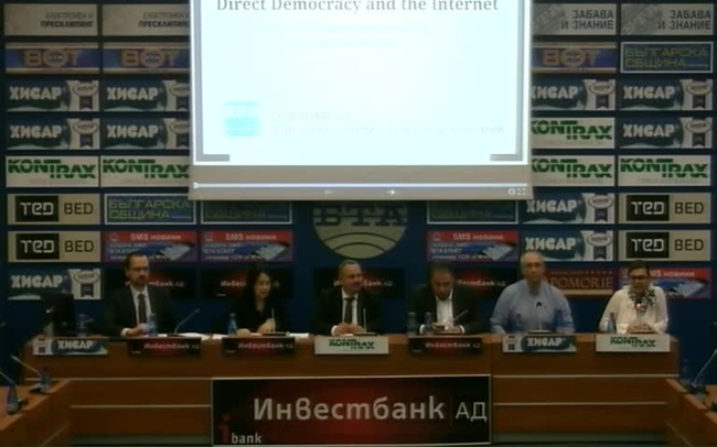 	
Лекция на италианския политик Давид Борели на тема: „Идва ли краят на еврозоната и какви са шансовете на директната демокрация днес?“