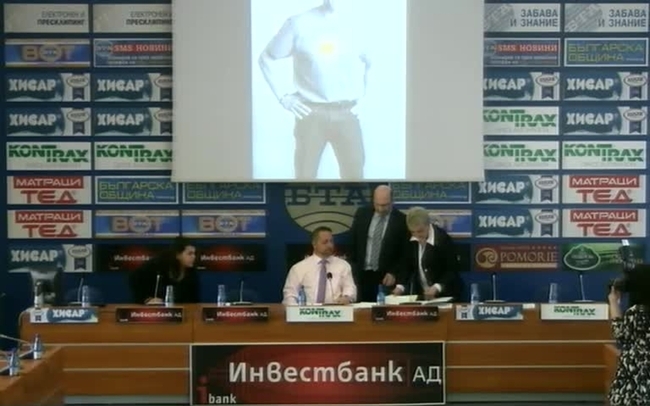 Старт на кампания за мъжко репродуктивно здраве. Представяне лицето на кампанията Йордан Йовчев.