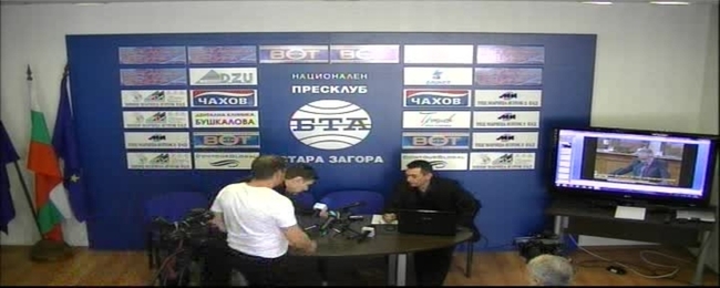 Пресконференция на Митко Трайков, собственик на фирма за подготовка на водачи
