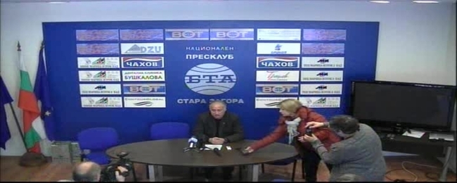 Пресконференция на Косьо Косев, кмет на Община Николаево