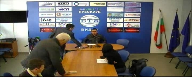 Пресконференция на председателят на Общинската избирателна комисия - Видин Павел Петков