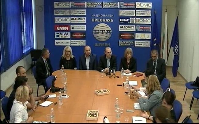 Пресконференция на представители на партиите от Реформаторския блок в Шумен 