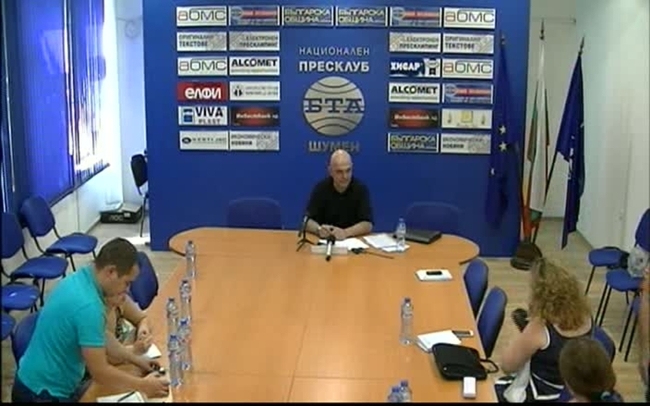 Пресконференция на управителя на „Енергоснабдяване" ЕООД Димитър Димитров във връзка с топлоснабдяването в Шумен