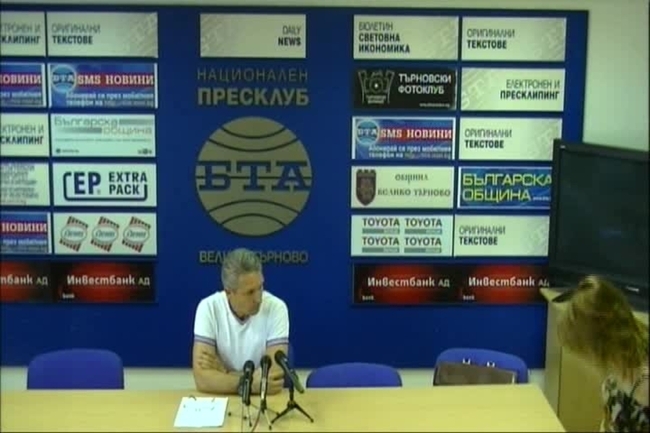 Пресконференция на общинския съветник от партия "Нашият град" Румен Димитров
