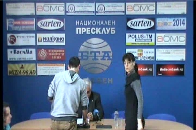 Пресконференция на проф.д-р ДИМИТЪР СТОЙКОВ - кмет на Община Плевен