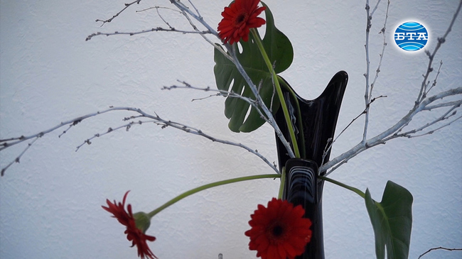 Икебана - "Зимна цветна приказка"