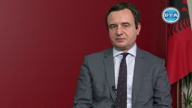 Албин Курти: България и Косово споделят общи цели и интереси