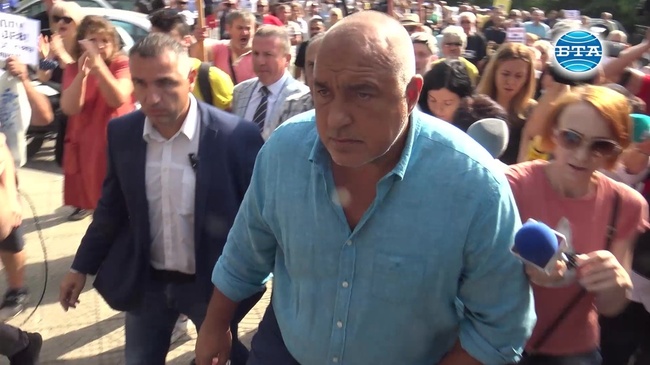 Бойко Борисов на разпит в Националната полиция