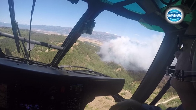 Военнослужещи от 24-а авиационна база - Крумово са участвали в гасенето на 6 горски пожара