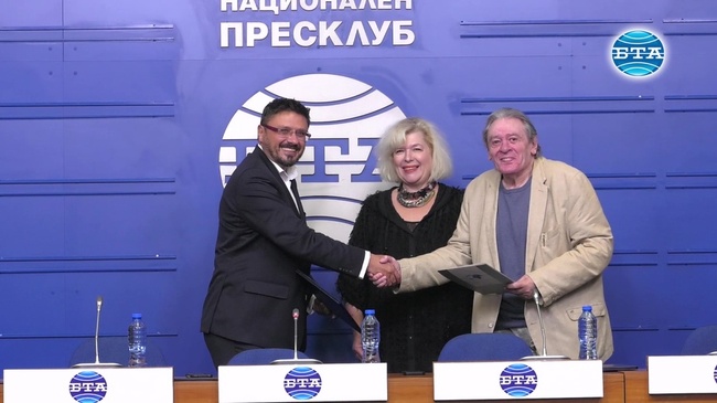 БТА подписа договор за партньорство с Михаил, Кристина и Константин Белчеви