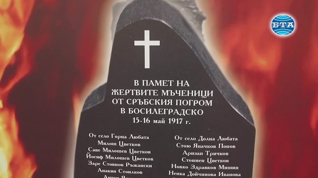Изложбата "Погромът в Босилеградско 15-16 май 1917" е експонирана в парламента