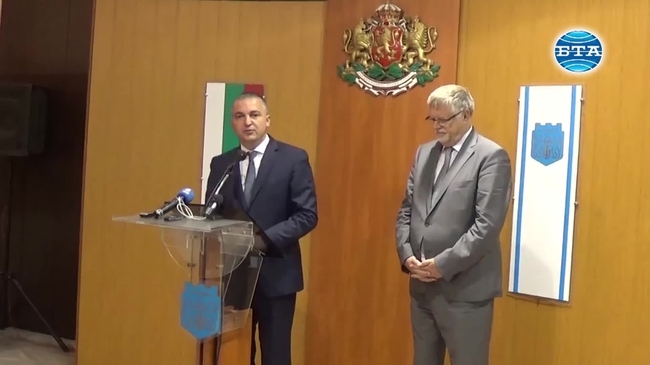 Посланик Херберт Салбер посети Варна и се срещна с кмета Иван Портних