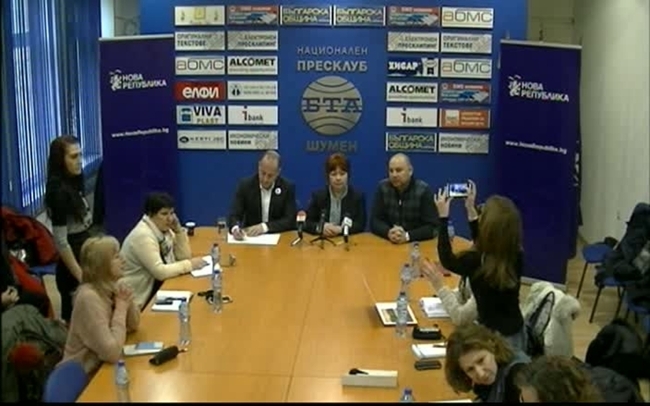 Пресконференция на Радан Кънев и представяне на листата за народни представители на „Нова република“ в Шуменския избирателен район 